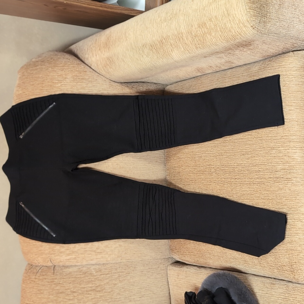 Black jeggings size large